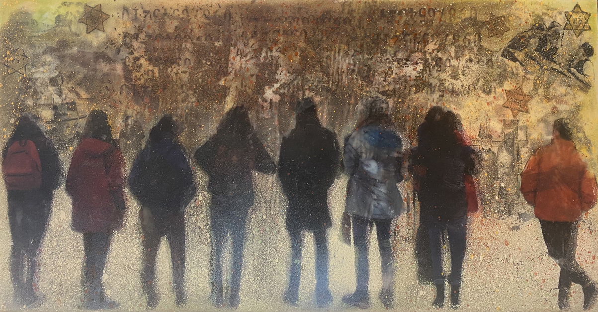 PORTEURS DE MEMOIRE. PLEXIGLASS. 2020-2021